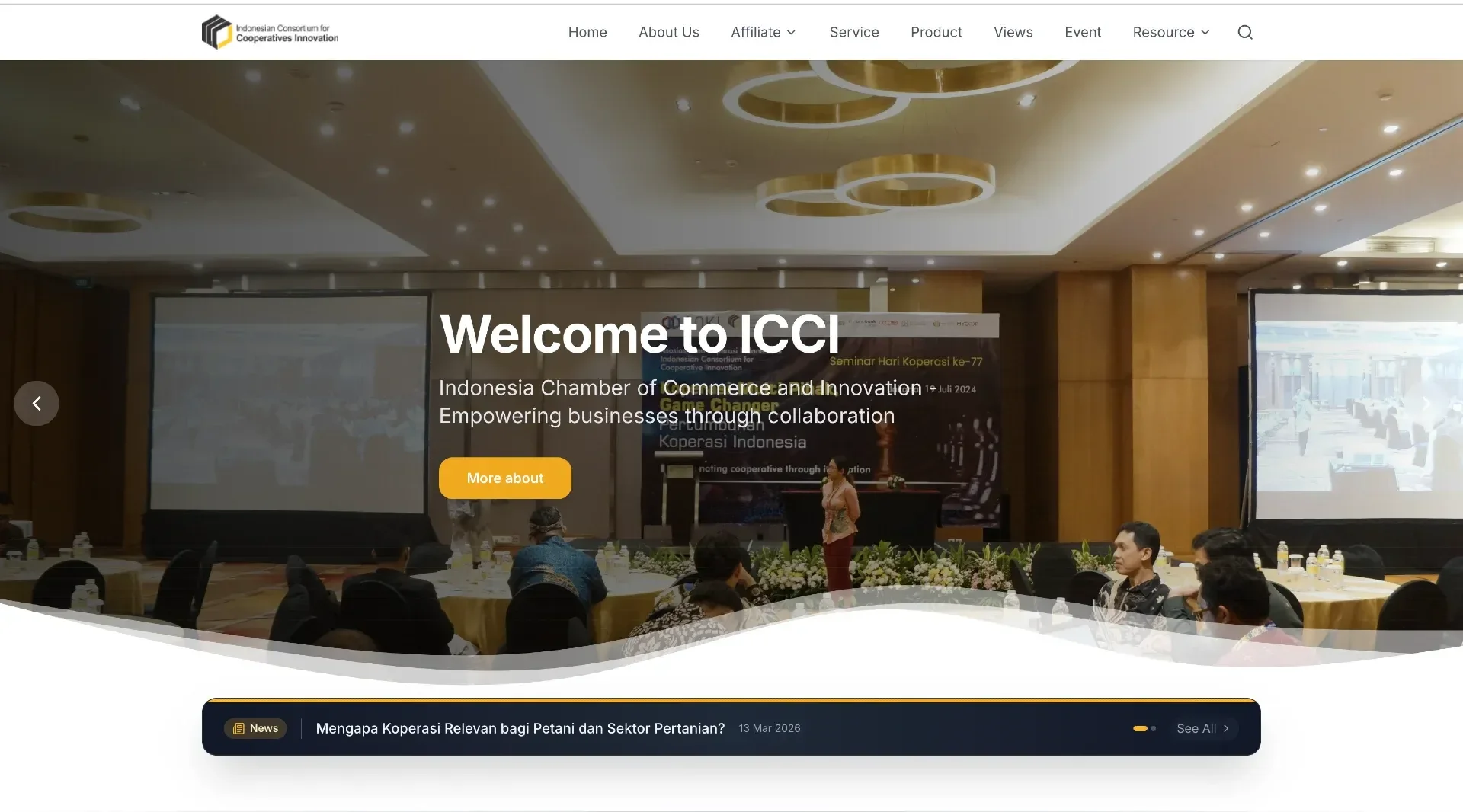 ICCI – Company Profile Website