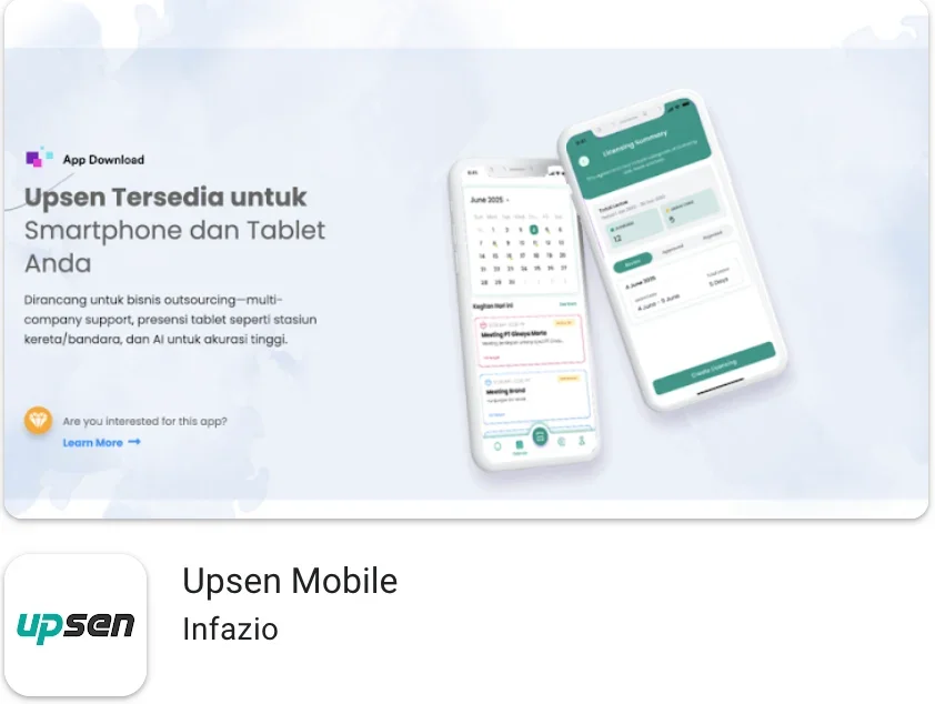 Upsen – AI Face Recognition Attendance System
