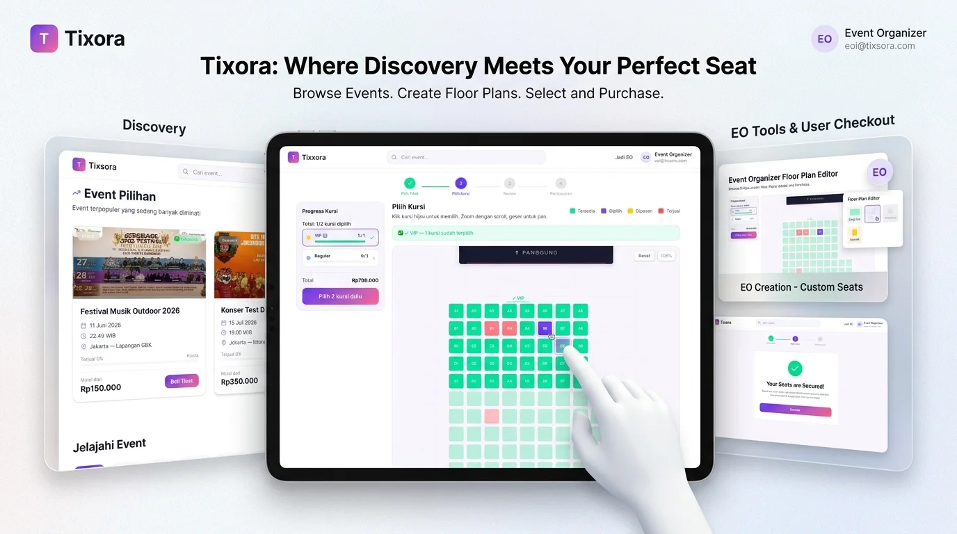 Tixora - Event Ticket Platform