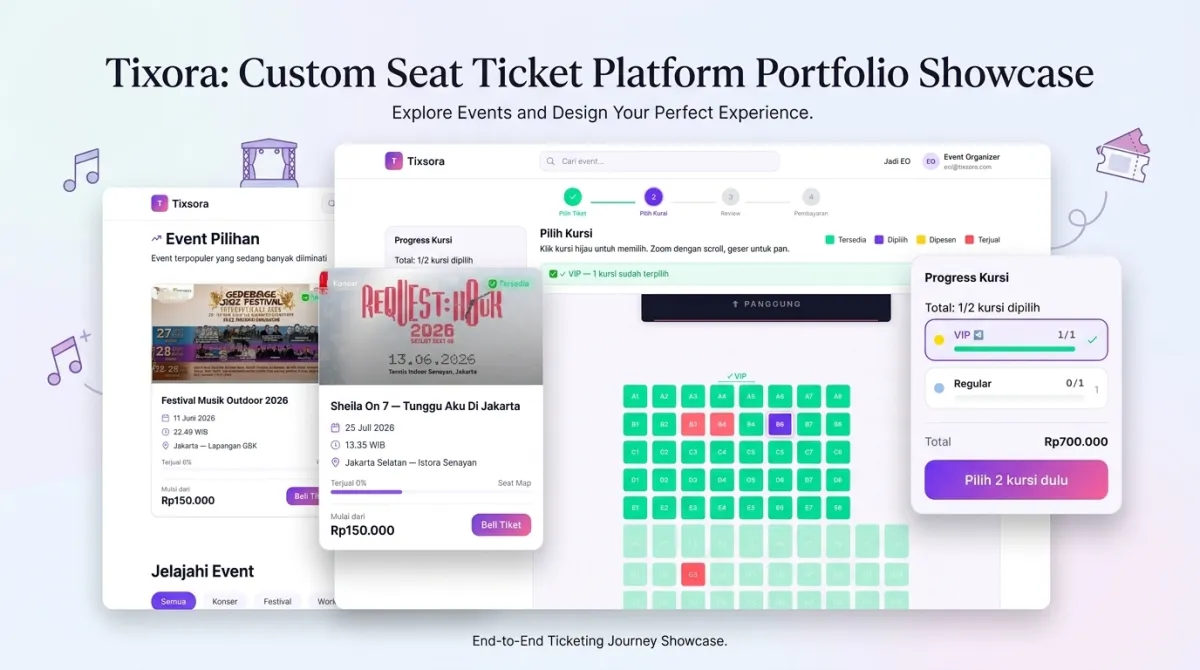 Tixora - Event Ticket Platform - Thumbnail 3